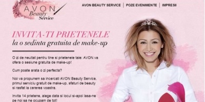 Sedinte de make-up gratuite oferite de AVON prin intermediul aplicatiei AVON Beauty Service