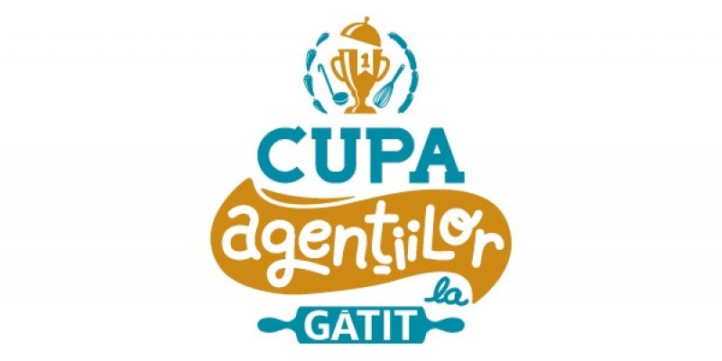 Logo-ul Cupei Agentiilor la Gatit – creat de BrainUP cu sare si piper