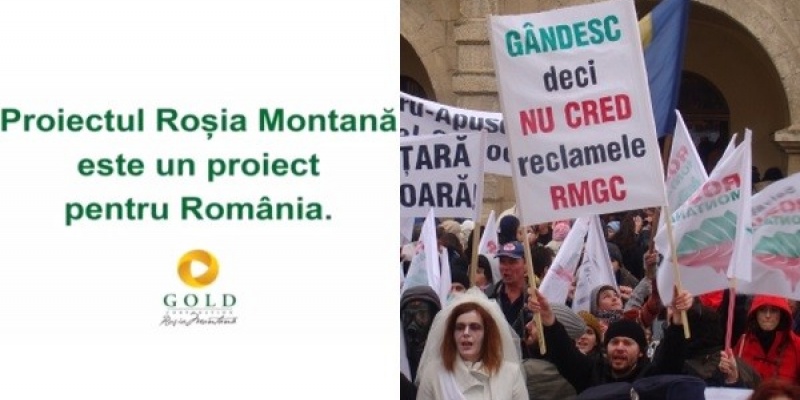 Aurul, Rosia Montana si eficienta campaniilor de comunicare