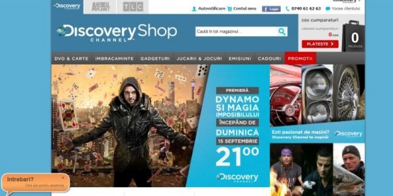 S-a lansat primul magazin online Discovery din Romania