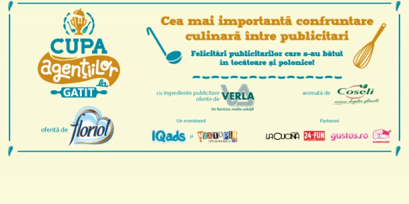 VERLA a oferit ingredientele publicitare la Cupa Agentiilor la Gatit FLORIOL
