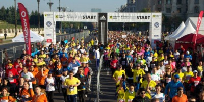 ING a oferit cate 10 euro pentru fiecare kilometru alergat de angajatii sai in cadrul Bucharest International Marathon