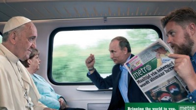 Metro - The Pope, Merkel, Putin
