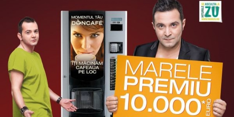 Daniel Buzdugan si Mihai Morar, endorseri in campania de comunicare a promotiei "Asculta sunetul castigator Doncafe"