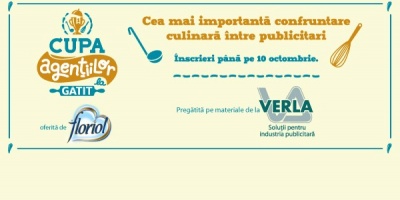 VERLA se alatura Cupei Agentiilor la Gatit, aducand o noua competitie de creatie si solutii inspirate pentru publicitari