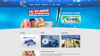Website: Orbit Romania - Front page