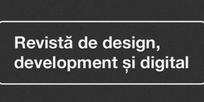 Cei 3 D: design, development si digital, stransi intr-o singura revista