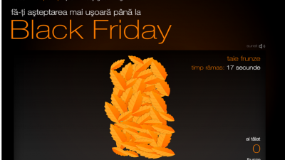 Facebook App: Orange - Black Friday (taie frunze)