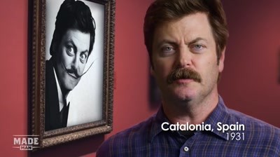 Movember 2013 - Nick Offerman's Great Moments in Moustache History