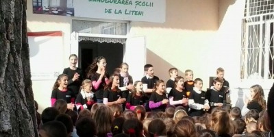 Lucrarile de reabilitare ale scolii din Liteni, finalizate prin sustinerea financiara a Fundatiei Delphi