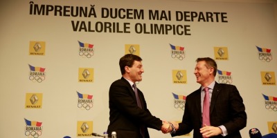 Renault Romania este partener oficial al Comitetului Olimpic si Sportiv Roman pana in 2016
