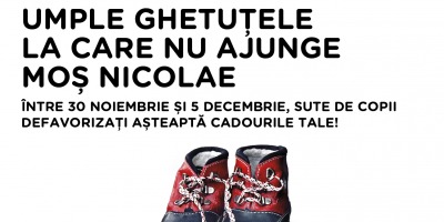 McCann, Mega Image si Salvati Copiii Romania il ajuta pe Mos Nicolae sa ajunga la copiii defavorizati