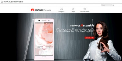 Echipa de PR anunta lansarea site-ului oficial Huawei Romania