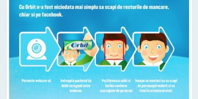 Aplicatia de Facebook "Mestecometrul", de la Orbit, le arata utilizatorilor cum pot scapa de resturile de mancare