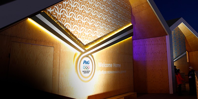 Activare de brand P&G la Sochi, in P&G Family Home