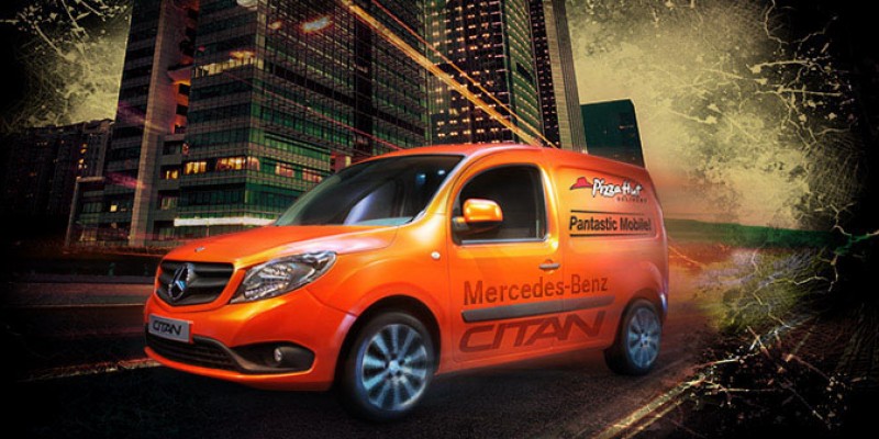 Pantastic Mobile – rezultatul unui parteneriat intre Mercedes-Benz si Pizza Hut Delivery, coordonat de GolinHarris