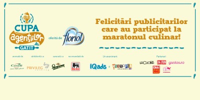 Cupa Agentiilor la Gatit FLORIOL, editia a II-a, si-a desemnat castigatorii