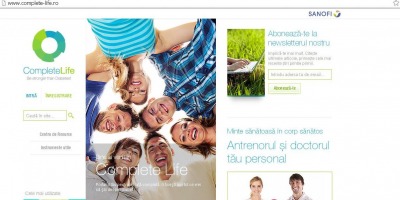 Sanofi lanseaza Complete Life, un portal cu informatii specializate despre diabet