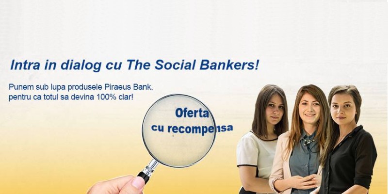 Trei fosti stagiari sunt noua imagine Piraeus Bank Romania, intr-o campanie online creata de MSPS & Momobi