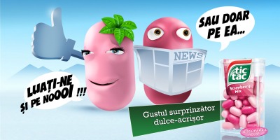 "Umor dulce-acrisor, adaptat la locsor" - o noua campanie de comunicare Tic Tac, dezvoltata de Lowe&Partners