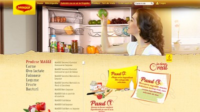 Website: MAGGI - Gateste cu ce ai in frigider