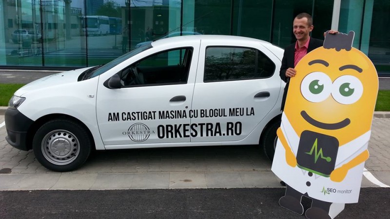 Un blogger a castigat o Dacia Logan pe Orkestra.ro, o platforma dedicata blogosferei si brandurilor