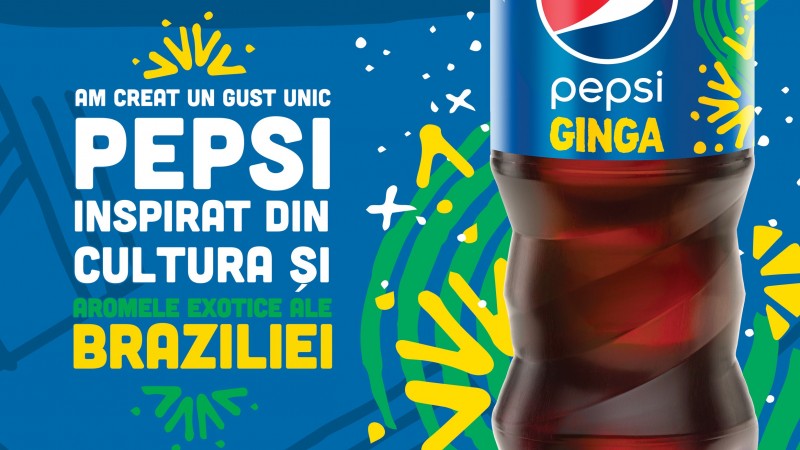 Pepsi anunta noul sortiment Ginga, prima editie speciala lansata in Romania din 2007 incoace
