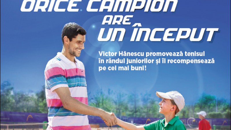 In 2013, SCG si Victor Hanescu au sprijinit tenisul pentru juniori din Romania