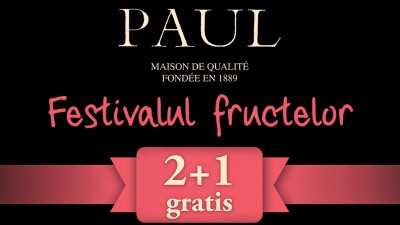 &quot;Festivalul fructelor&quot;, o campanie promotionala pentru brutariile Paul, implementata de McCann si Golin