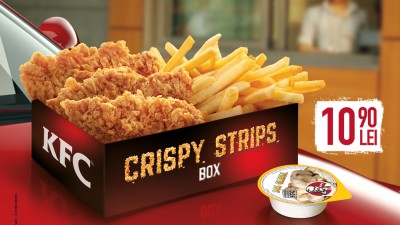 KFC lanseaza campania Crispy Strips sub semnatura &bdquo;Oameni pe bune. Povesti pe bune. Pui pe bune.&rdquo;