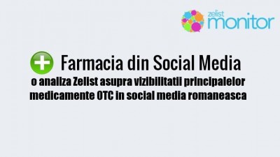 Analiza Zelist Monitor: Vizibilitatea principalelor medicamente OTC in social media romaneasca