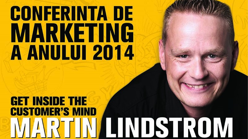 MARTIN LINDSTROM, cel mai apreciat guru de marketing si branding din lume, vine pentru prima data in Romania