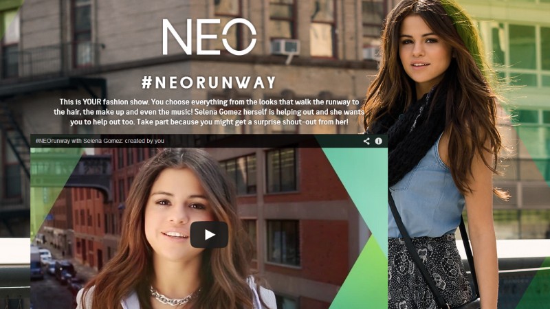 adidas NEO lanseaza in premiera mondiala prima prezentare de moda pentru adolescenti care are drept catwalk Twitter