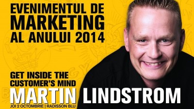 Martin Lindstrom: &ldquo;Get inside the customer&rsquo;s mind&rdquo;, pe 2 octombrie la Bucuresti