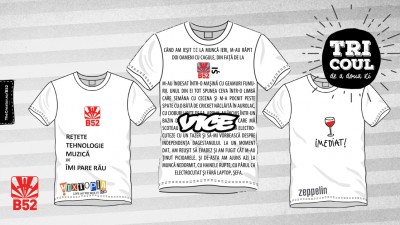 VICE, Mixtopia si Zeppelin imbraca #tricouldeadouazi dupa nopti neastamparate