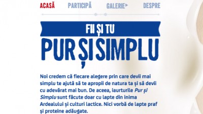 V8 Interactive a lansat provocarea Napolact de a fi la fel de pur si simplu precum noile iaurturi - Napolact Pur si Simplu