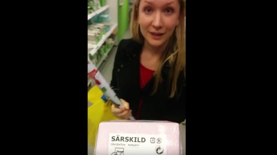 Experiment cu etichete la IKEA