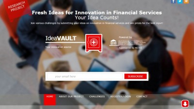 IdeaVault - Fresh Ideas for Innovation in Financial Services