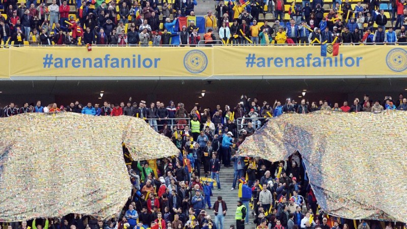 #ArenaFanilor, conceptul lansat de GMP Group la initiativa FRF, in contextul istoric al fotbalului romanesc