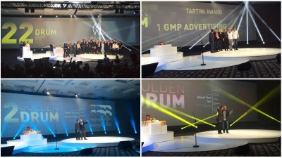 Golden Drum 2015 a insemnat 2 Grand Prix-uri, 8 premii Golden Drum si 10 premii Silver Drum pentru Romania. Agentia anului: McCann // MRM Romania. Agentia independenta a anului: GMP Advertising