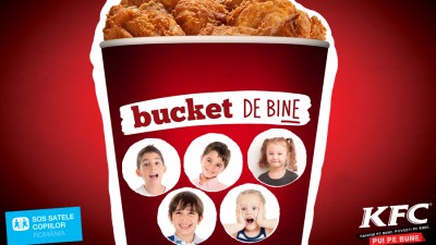 &quot;Bucket-ul de bine&quot; de la KFC a adus peste 30.000 de euro la SOS Satele Copiilor Romania
