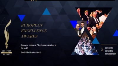 Golin este pentru al doilea an consecutiv singura agentie de PR din Romania nominalizata la European Excellence Awards