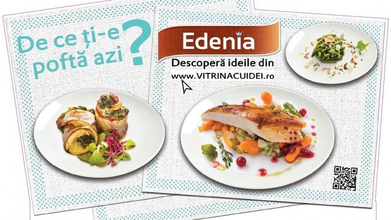 “Vitrina cu idei” – o noua campanie semnata Foodwise Marketing pentru brandul Edenia