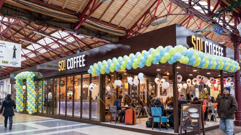 Lagardère Travel Retail deschide o noua locatie So! Coffee, in Gara de Nord din Bucuresti