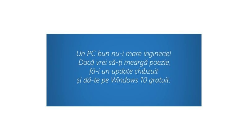 Poezii de la fanii Microsoft: Cred ca ma resemnez / Windows 10 nu activez