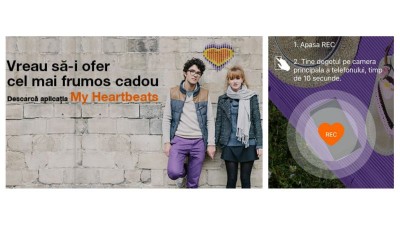 Inimile indragostite bat in digital cu aplicatia My Heartbeats de la Orange