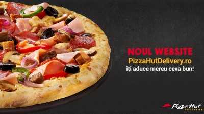 Comenzi rapide, mese mai savuroase: Pizza Hut Delivery isi lanseaza noul website