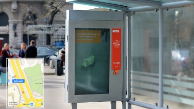 Profero duce salariile ratacite la ING. Proiectul interactiv din Piata Universitatii le arata trecatorilor drumul pana la cel mai apropiat ING Office