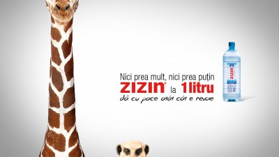 ZIZIN si MullenLowe dau cu pace atat cat e nevoie. ZIZIN introduce noua sticla de 1 litru, pentru un echilibru perfect
