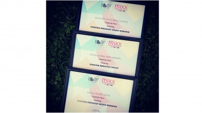 Starcom MediaVest Group, singura agentie romaneasca premiata la IAB MIXX AWARDS EUROPE 2016.&nbsp;3 Trofee pentru campania &ldquo;Ora de creativitate&rdquo;